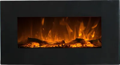 Produktbild von LED-Elektrokamin Wandkamin - Schwarz - CHANDELA