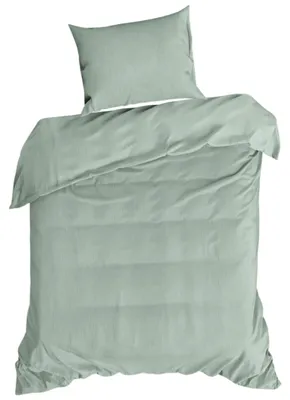 Immagine prodotto di EUROFIRANY | Biancheria da letto - Set federe e copripiumino - 140 x 200 cm - verde - Biancheria da letto - in cotone
