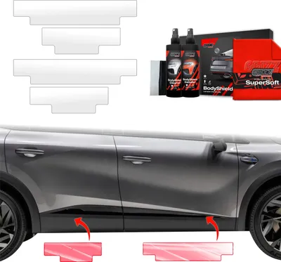 Obrázek produktu pro Ochranná fólie 4 v 1 Grizz Protector na prahy – Renault Captur (2024–2025)