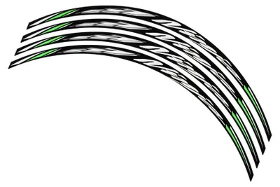 Produktbild von PUIG 5128B Rim Strips  passend fuer UNIVERSAL UNIVERSAL Weiss