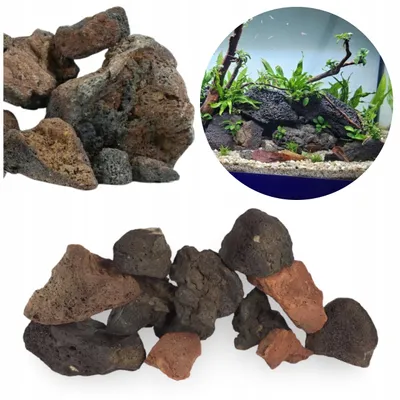 Produktbild von Aquarium Deko, Lava Rock porös 15 kg Farb-Mix