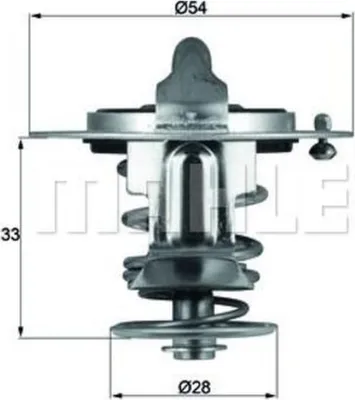 Produktbild von MAHLE Thermostat Kühlmittel 85°C für HYUNDAI i30 (FD) für KIA Picanto (SA)