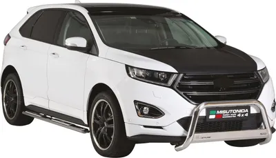 Image de Marchepieds Latéraux pour Ford Edge 2015-2018 Acier Inoxy Argent