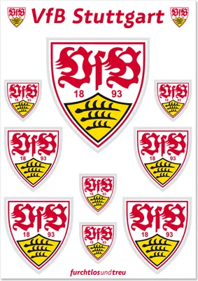 Produktbild von VfB Stuttgart Aufkleber 10er Set