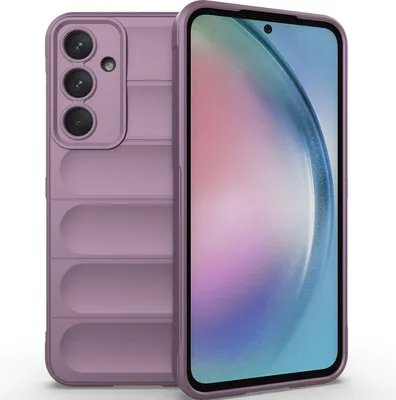 Image de Etui pour Samsung Galaxy A55 Soft TPU Silicone Shockproof Protective Case Purple