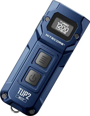 Produktbild von Nitecore TUP2 Blue 1200lm USB-C Schlüsselanhänger-Taschenlampe