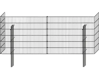 Produktbild von Basisbausatz belissa Mauersystem, Zaungabione limes 23 230 x 90 cm