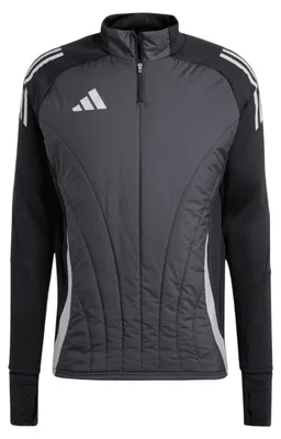 Produktbild von Adidas - "Tiro 24 Competition" Sweatshirt mit kurzem Reißverschluss für Herren - Winter PP5471 (M) (Schwarz)