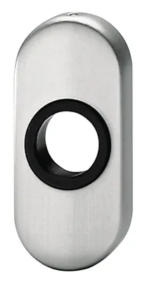 Produktbild von Drckerrosette 2033/0000 Aluminium F1 Schildstrke 14,5 mm rund oval