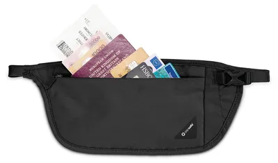 Produktbild von Pacsafe Coversafe V100 Geldbörse, 27 cm, Schwarz
