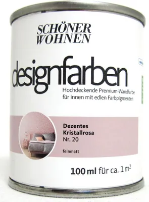 Produktbild von Designfarbe Dezentes Kristallrosa Nr.20 100 ml