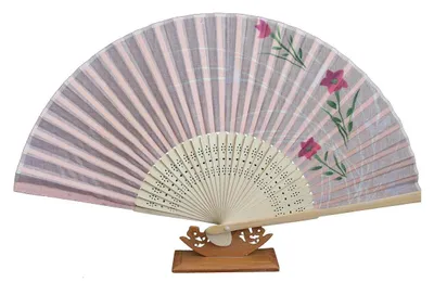 Produktbild von 503, 1 Stk. Hand- Deko- Sommer Fächer Blumen Motive Retro Design