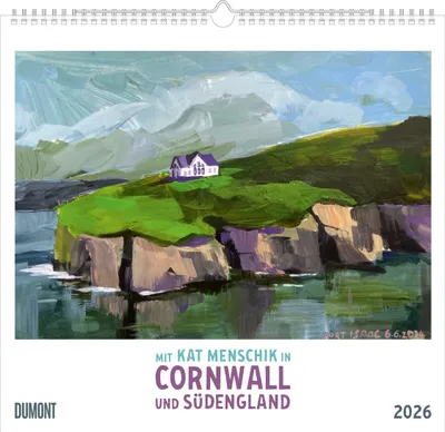 Produktbild von DUMONT - Mit Kat Menschik in Cornwall 2027 - Posterkalender 38x36 cm - Künstlerischer Wandkalender mit 12 Illustrationen, magische Landschaften Südenglands