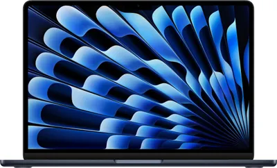 Produktbild von MacBook Air, 13 Zoll, 2024, Mitternacht, M3, 8-Core CPU, 8-Core GPU, 16 GB, 256 GB SSD