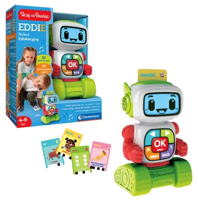 Produktbild von Bildungsroboter Eddie Polnisch lernen durch Spielen Clementoni 50411