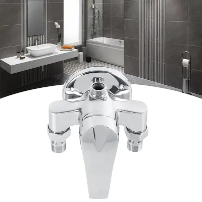 Productafbeelding van Mengkraan Hoogwaardig Koper - Wanddouche - Temperatuurmixer - Ergonomische Handgreep - Krasbestendig - Duurzaam Gebruik - Douchekraan