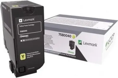 Produktbild von Lexmark - Gelb - original - Tonerpatrone - für Lexmark CS727de, CS728de, CX727de