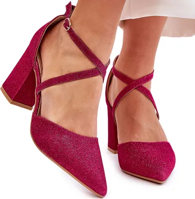 Produktbild von Modische Glitzer-Pumps auf Absatz fuchsia Galaxy 37