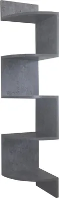 Produktbild von Eckregal Thekla mit den Abmessungen 27 cm (L) x 27 cm (B) x 125 cm (H)