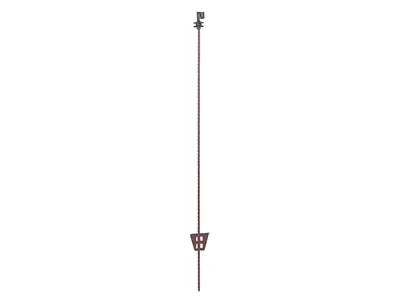 Produktbild von Federstahlpfahl rund 107cm - mit Kopfisolator - Rundstahl- und Ovalstahlpfähle -  Seit Jahrzehnten bewährte Pfähle in der Rinderhaltung