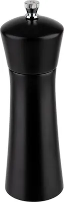 Produktbild von APS 40579 Salzmühle MIDNIGHT, Akazienholz, Mahlwerk aus Edelstahl, Ø 5 cm, Höhe 17 cm, schwarz