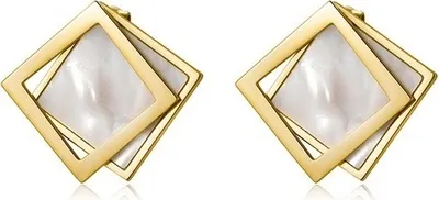 Zdjęcie produktu dla Kolczyki NA-21684 - Złote, Modne i Eleganckie KP21684