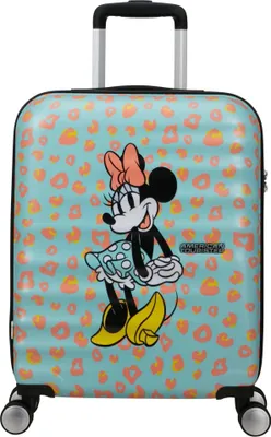 Image de American Tourister trolley Wavebreaker Disney Spinner 55 / 20 TSA Disney FL Minnie Pastel Dots turquoise