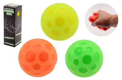 Immagine prodotto di Palline da spremere luminose Johntoy 3 pezzi