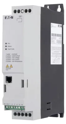 Obrázek produktu pro Eaton DE1-343D6FN-N20N, Černá, Bílá, IP20, -10 - 60 °C, -40 - 70 °C, 380 - 480 V, 50 - 60 Hz