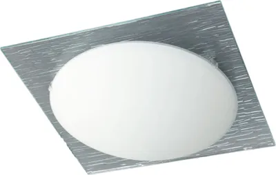 Produktbild von Massive Deckenleuchte Ana 1x E27 Eckig & Rund Strukturglas Lampe LED geeignet