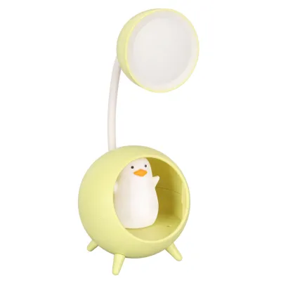 Produktbild von Stolná LED lampa, inovatívna, roztomilá, ochrana očí, mini USB stolná lampa na cestovanie, štúdium, domov, kancelária, zelená tráva