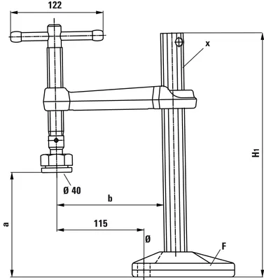 Productafbeelding van Bessey machinebankklem BSG 210/140 | BSG21-14