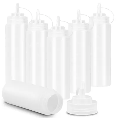 Image de Set de 6 bouteilles en plastique sans BPA pour sauces