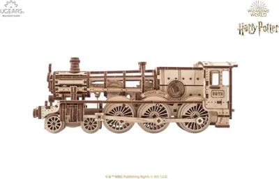 Produktbild von Ugears Harry Potter Hogwarts Express Modellbau 3D Holzpuzzle Erwachsene