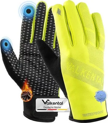 Produktbild von Famanu Fahrradhandschuhe wasserdicht, gefüttert und rutschfest - Unisex