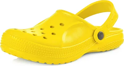 Produktbild von Ladeheid Kinder Mädchen Jungen leichte Eva Clogs Gartenclogs Gartenschuhe KL055 (Gelb, 25 EU)