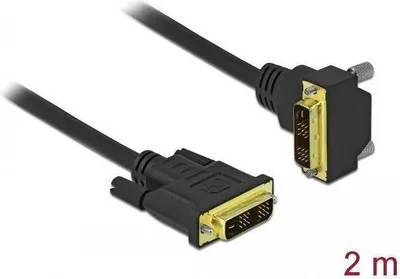 Image de DELOCK Câble DVI 18+1 mâle à 18+1 mâle coudé 2 m