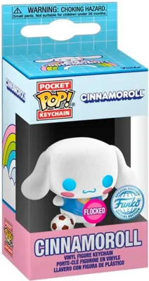 Produktbild von Figurka Funko POP Keychain Hello Kitty Cinnamoroll Flocked Special Edition