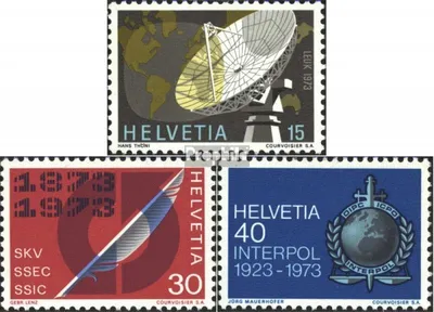 Produktbild von Briefmarken Schweiz 1973 Mi 988-990 (kompl.Ausgabe) postfrisch Jahresereignisse
