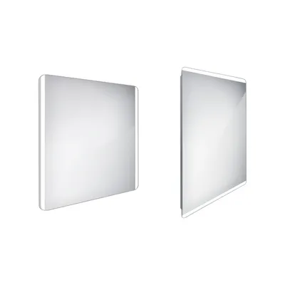 Image de Miroir de salle de bain LED avec éclairage Nimco 80 x 70 cm ZP 17003