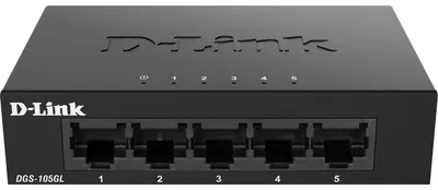 Produktbild von D-Link DGS-105GL/E 5-Port Gigabit Switch Light, Layer2 ohne IGMP