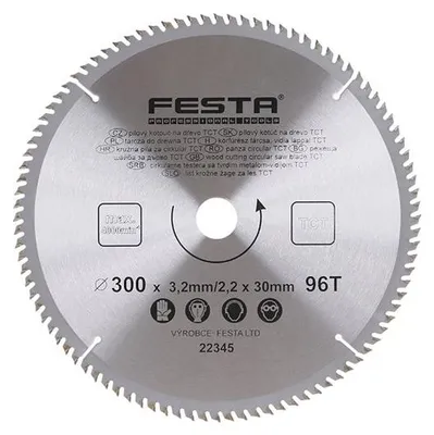 Produktbild von Sägeblatt FESTA 22345 SK 300/3,2/30 mm 96 Zähne