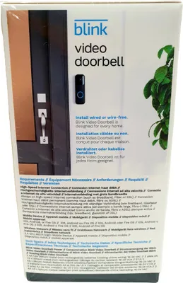 Produktbild von Blink B08SG2QTZS, Schwarz, Kabellos, 2,4 GHz, 802.11b, 802.11g, Wi-Fi 4 (802.11n), AC, Akku, 100 - 220 V