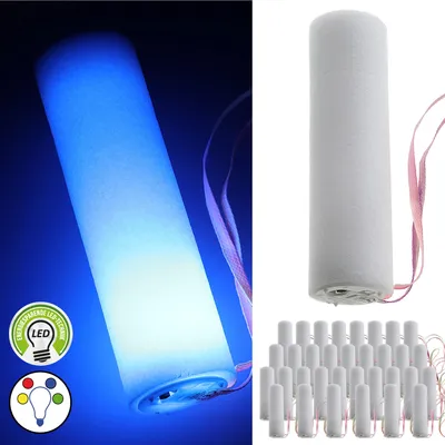 Produktbild von LED Leuchtstab 36er Set 15x4cm Glowstick batteriebetrieben Leuchtfunktion Lichtstab