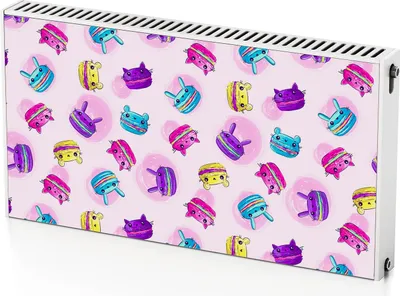 Produktbild von Kekstiere – Magnetische Heizkörperabdeckung – 110x60 cm – Magnet Heizkörperabdeckung – 3D Würfel – Heizkörperverkleidung – Magnetische Wandverkleidung – Wetterfest