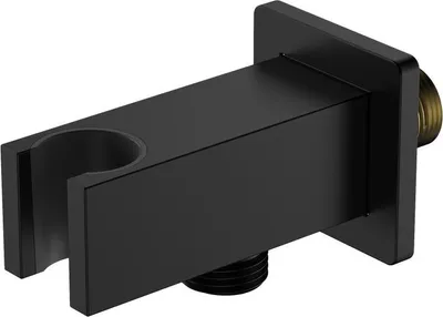 Produktbild von Avapax | Anschlusswinkel - Schwarz Matt - Messing - Standardgewinde G1/2 - Unterputzmontage