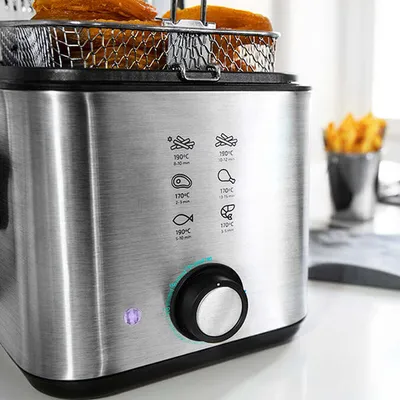 Obrázok produktu pre Cecotec CleanFry Infinity 1500, fritéza, 1,5 L, 0,8 kg, 1,5 L, 190 °C, Samostarný