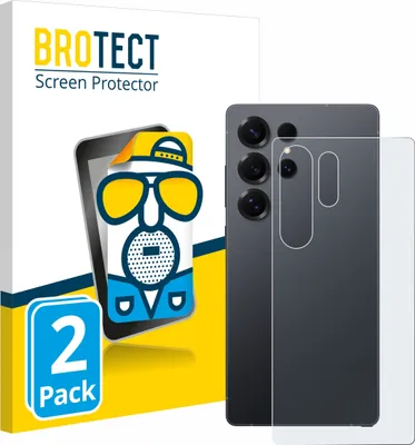 Produktbild von 2x BROTECT Schutzfolie für Samsung Galaxy S25 Ultra (Rückseite) Displayschutz Displayschutzfolie Folie Matt Entspiegelungsfolie