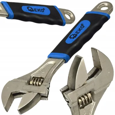 Obrázek produktu pro Nastavitelný klíč Geko, 8 palců, CrV, rozsah 0-24 mm