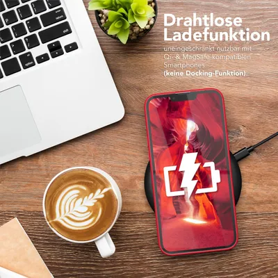 Immagine prodotto di EAZY CASE Clear Hybrid Bumper Case per Apple iPhone 13 Pro Max, custodia antiurto per cellulare con protezione della fotocamera, custodia sottile per cellulare in rosso